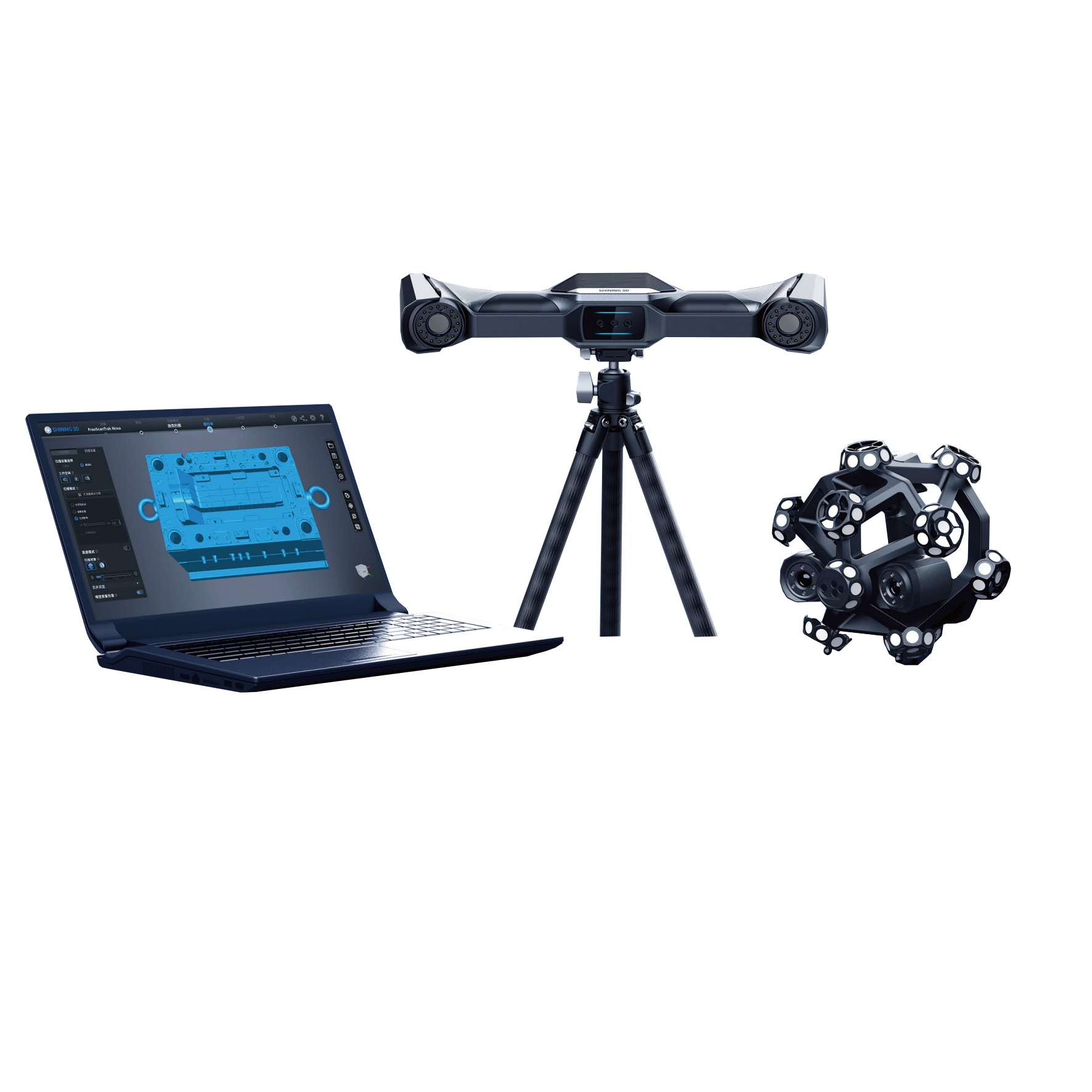 FreeScan Trak Nova 双核无线跟踪激光三维扫描系统